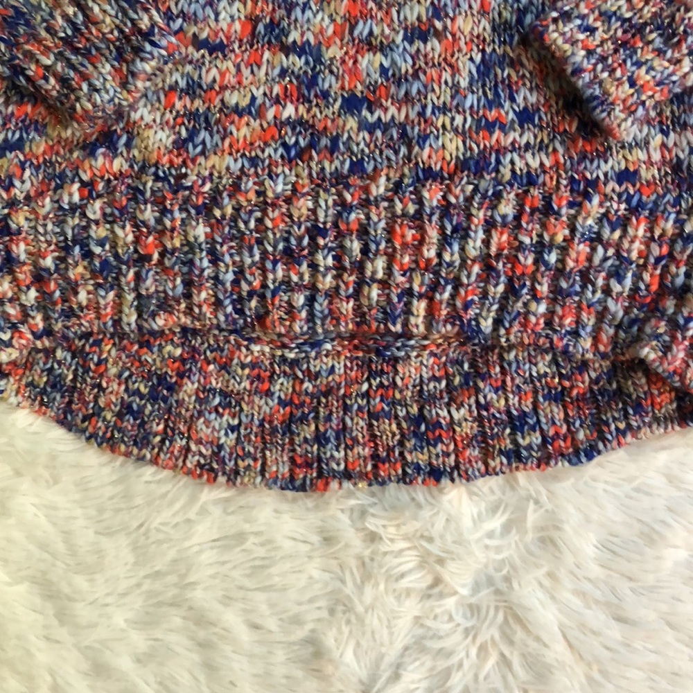 Lou & Grey for LOFT NWT Multicolor Chunky Knit Sweater 😍 - Picture 7 of 8